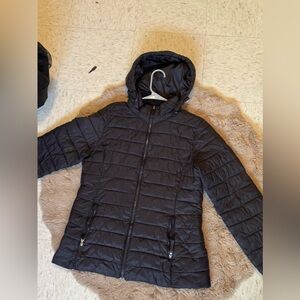 St. John's Bay Women's Black Puffer Jacket